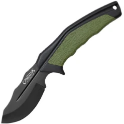Camillus CMLS-19287 HT, Fixed Blade, Green / Black Zytel Handle, Nylon Sheath