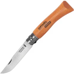 Opinel 113070 N07 Carbon Griff Aus Buchenholz