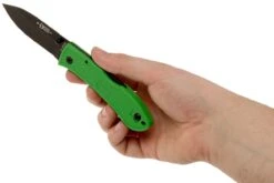 KA-BAR Dozier Foding Hunter Kelly Green Handle, Black Blade 4062KG -Messerladen 360e127e4d9b3e492da5e95f24bb05af