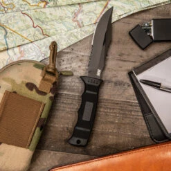 SOG SEAL PUP ELITE - KYDEX SHEATH - BLACK TINI, PARTIALLY SERRATED SOG-E37T-K -Messerladen 42a08f775d3ca385f8f7db889ebba80a