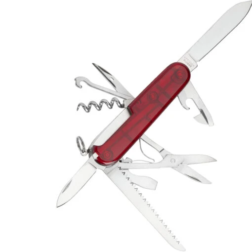 Victorinox 1.3713.T Huntsman Taschenmesser Transparentes Rot – Bild 2