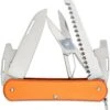 Fox Knives FOX VULPIS FOLDING KNIFE STAINLESS STEEL N690co POLISH BLADE,ALLUMINIUM ORANGE HANDLE -Messerladen 55512ab1a795984cc162aaa156a592b0
