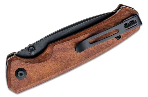 Civivi C20076-3 Altus Button Lock, Black Stonewashed/Cuibourtia Wood – Bild 4