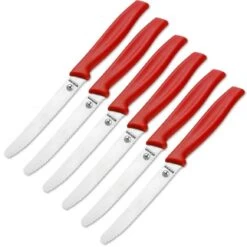 BÖKER BRÖTCHENMESSER ROT SET 6 STÜCKE 03BO008