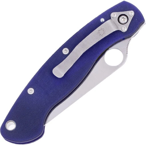 Spyderco C36GPDBL Military Model G-10 Dark Blue – Bild 4