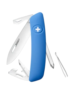 Swiza 690404 D04 Griff Aus Polymer, Gummi Blau