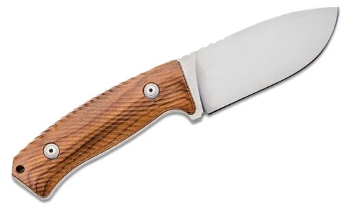 Lionsteel Hunting Fix Knife With NIOLOX Blade Santos Wood Handle, Leather Sheath M3 ST – Bild 2