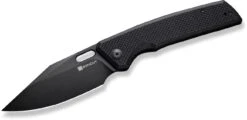 Sencut GlideStrike Black Coarse G10 HandleBlack 9Cr18MoV BladeLiner Lock S23018-1