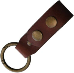 JOKER Cognac Lederanhänger 3cm DG03