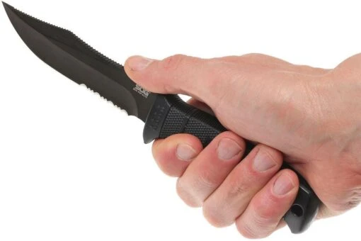 SOG SEAL PUP ELITE - KYDEX SHEATH - BLACK TINI, PARTIALLY SERRATED SOG-E37T-K – Bild 8