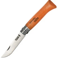 Opinel 113080 N08 Carbon Griff Aus Buchenholz