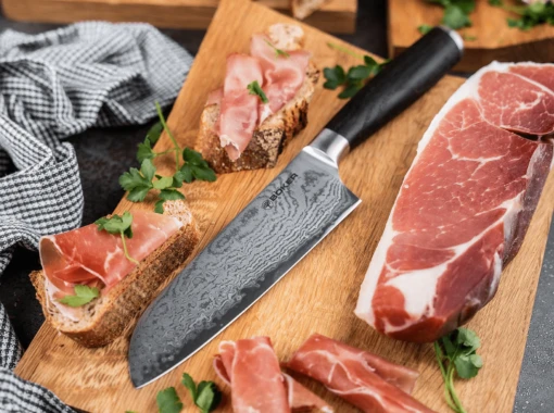 Boker Manufaktur Solingen MEISTERKLINGE DAMAST SANTOKU 130952DAM – Bild 4