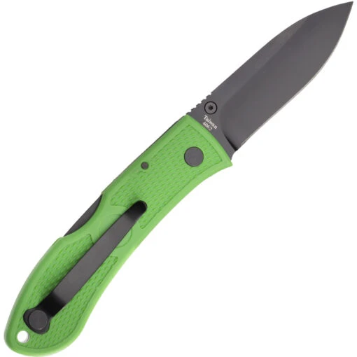 KA-BAR Dozier Foding Hunter Kelly Green Handle, Black Blade 4062KG – Bild 2