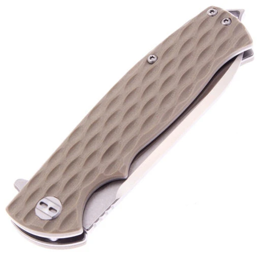 Bestech GRAMPUS D2, Stone Wash+satin, Beige G10 BG02C – Bild 3