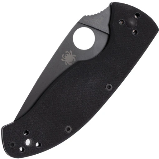 Spyderco C122GBBKPS Tenacious G-10 Black Black Blade – Bild 3