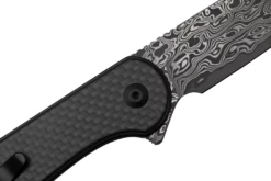 CIVIVI Button Lock Elementum II Twill Carbon Fiber Overlay On Black G10 Handle Damascus Blade C18062 -Messerladen 7ad741afd88e891f2f5e86a30bb900e3