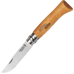 Opinel 815 N08 Animalia Oak Collection 6 St. Griff Aus Eichenholz