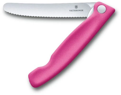 Victorinox 6.7836.F5B Swiss Classic Tomatenmesser Faltbar, Rosa – Bild 2
