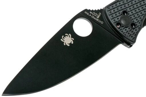 Spyderco C122PBBK Tenacious Black FRN – Bild 4