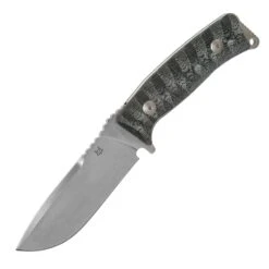 Fox Knives PRO-HUNTER FIXED STONEWASHED BLD- MICARTA BLACK CANVAS HDL FX-131 MBSW