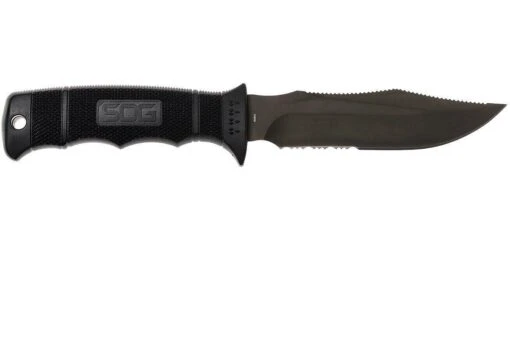 SOG SEAL PUP ELITE - KYDEX SHEATH - BLACK TINI, PARTIALLY SERRATED SOG-E37T-K – Bild 2