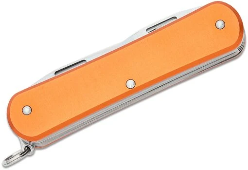 Fox Knives FOX VULPIS FOLDING KNIFE STAINLESS STEEL N690co POLISH BLADE,ALLUMINIUM ORANGE HANDLE – Bild 5
