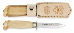 Marttiini Scout's Knife Stainless Steel/birch/leather 508010