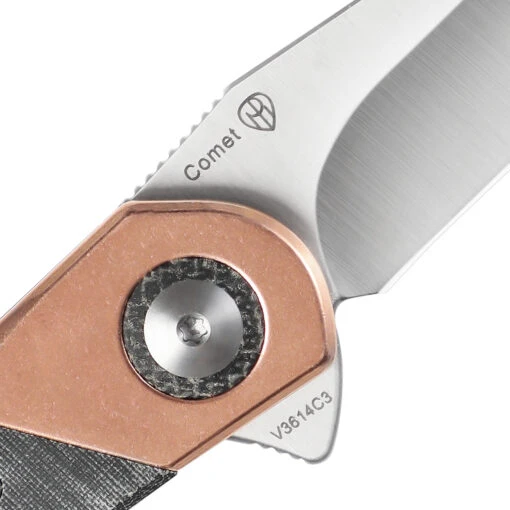 Kizer Comet Liner Lock Knife Copper & Black Micarta - V3614C3 – Bild 3