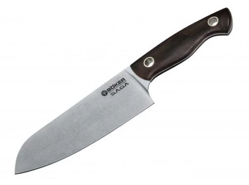 Böker Manufaktur 130366 Saga Santoku Griff Aus Grenadillholz – Bild 2