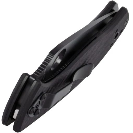 Spyderco C122GBBKPS Tenacious G-10 Black Black Blade – Bild 6
