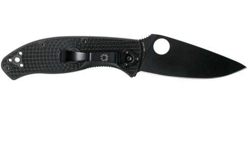 Spyderco C122PBBK Tenacious Black FRN – Bild 2