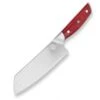 DELLINGER SANTOKU SANDVIK RED NORTHERN SUN Kochmesser 18,5cm -Messerladen bab7abcaeef67e2da20a42b611bd7dfd