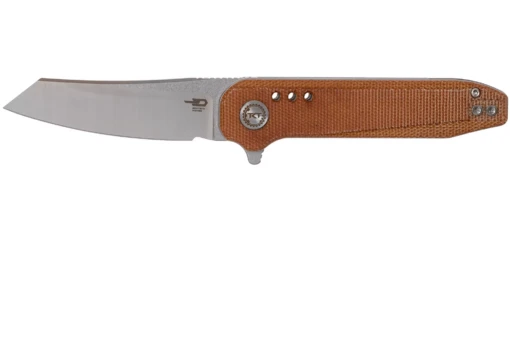 Bestech SYNTAX 14C28N, Stone Wash+satin, Natural Micarta BG40E – Bild 7