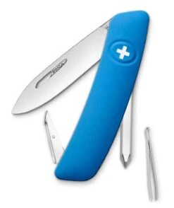 Swiza 690204 D02 Griff Aus Polymer, Gummi Blau