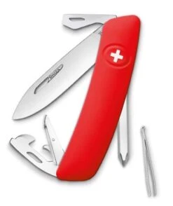 Swiza 690401 D04 Griff Aus Polymer, Gummi Rot