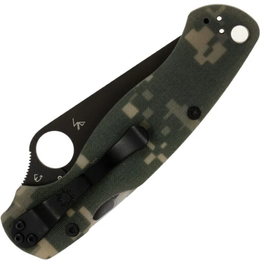 Spyderco C81GPCMOBK2 Para Military 2 G-10 Camo Black Blade – Bild 7