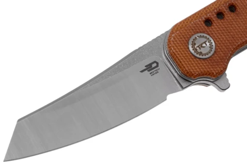 Bestech SYNTAX 14C28N, Stone Wash+satin, Natural Micarta BG40E – Bild 2