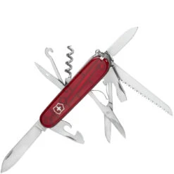 Victorinox 1.3713.T Huntsman Taschenmesser Transparentes Rot