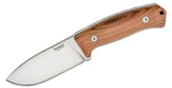 Lionsteel Hunting Fix Knife With NIOLOX Blade Santos Wood Handle, Leather Sheath M3 ST