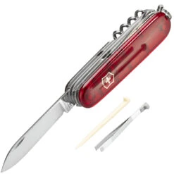 Victorinox 1.3713.T Huntsman Taschenmesser Transparentes Rot -Messerladen dbdd13e29f905d40c8779b3bba0ee650