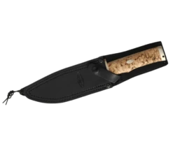 Fällkniven SK6el Leder Etui Schwarz