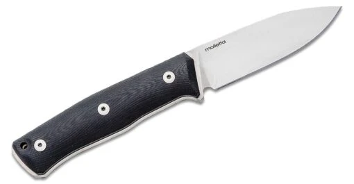 Lionsteel Fixed Blade SLEIPNER Satin G10 Handle, Leather Sheath B35 GBK – Bild 2