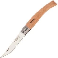 Opinel 516 N08 Inox Filettiermesser Griff Aus Buchenholz, 8 Cm