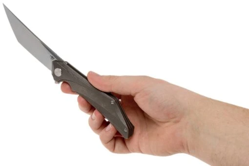 Bestech KAMOZA M390, Stonewash, Titanium, Dark Gray BT1911A – Bild 9