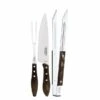 Tramontina Churrasco 3-Piece BBQ Cutlery Set (Fork, Knife, Tweezers), Brown 29899/265 -Messerladen fb3ab1a508617383d2400233055f995a