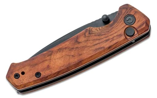 Civivi C20076-3 Altus Button Lock, Black Stonewashed/Cuibourtia Wood – Bild 3